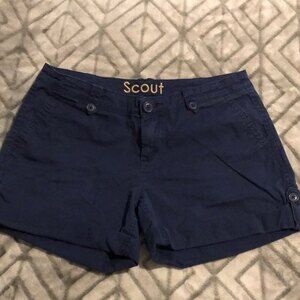 Delia’s size 5/6 blue khaki scout style cuffed shorts